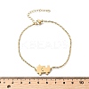 201 Stainless Steel Pulsera Puzzle Link Bracelets BJEW-B128-03G-5