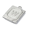Anti-Tarnish 304 Stainless Steel Pendants STAS-U033-01P-W-2