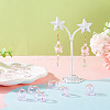 10Pcs Glass Bead Caps for Wind Chimes Making GLAA-BY0001-05E-7