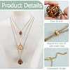 6Pcs 6 Styles 304 Stainless Steel Cable Chain Necklace Makings NJEW-PH0001-34B-4