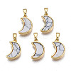 Real 18K Gold Plated Brass Pendants KK-N233-170A-01A-1