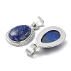 Natural Lapis Lazuli Pendants G-M405-05P-03-3