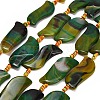 Dyed & Heated Natural Banded Agate Beads Strands GG-CBAB9C6-B03-01-2