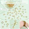 120Pcs 3 Styles 304 Stainless Steel Open Jump Rings STAS-UN0060-82-5