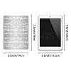 Stainless Steel Metal Cutting Dies Stencils DIY-WH0289-096-2