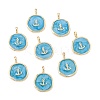 Brass Enamel Pendants X-KK-A155-10G-2