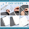Iron Notebook 3-Ring Loose Leaf Book Binder Hinged Clamp FIND-WH20007-15B-P-6