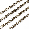 Brass Rolo Chains X-CHC-S008-002B-AB-2