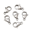 Tarnish Resistant 304 Stainless Steel Lobster Claw Clasps STAS-AB16-1