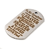 Non-Tarnish 201 Stainless Steel Pendants STAS-L079-01P-10-2