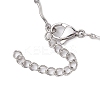 3Pcs 3 Sizes 304 Stainless Steel Wavy Bar Link Chain Macrame Pouch Necklace Making NJEW-JN05065-4