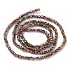 Transparent Electroplate Glass Beads Strands LS-GLAA-H021-01A-HP05-5