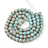 Baking Paint Glass Beads Strands X-DGLA-N008-10mm-05-3