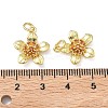 Brass Micro Pave Cubic Zirconia Pendants KK-F930-10G-3
