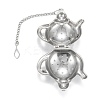 Teapot Shape Tea Infuser AJEW-P091-01P-2