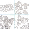 Flower & Leaf & Butterfly Frame Carbon Steel Cutting Dies Stencils DIY-TA0002-88-4