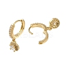 Brass Dangle Earrings EJEW-L271-14KCG-02-2