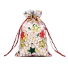 Organza Printed Gift Bags with Drawstring PW-WG00D7C-02-1