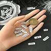 DIY Inspirational Word Tibetan Style Alloy Pendants Keychain Making Kits DIY-YW0008-81-5