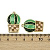 304 Stainless Steel Enamel Pendants STAS-L302-10G-3