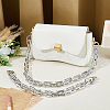 2Pcs 2 Styles CCB Plastic Rectangle Link Purse Chains FIND-HS0002-14P-5