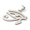 Non-Tarnish 304 Stainless Steel Pendant STAS-H184-06P-2