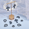 16Pcs 4 Styles Synthetic Non-magnetic Hematite Pendants G-CA0001-77-5