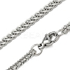 304 Stainless Steel Wheat Chain Necklaces NJEW-H012-12P-A-2