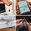 24Pcs 12 Colors Birthstone Alloy Glass Pendant Decorations HJEW-YW00157-6
