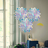 PET Snowflake Pendant Decorations AJEW-WH20020-014B-5