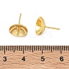 Brass Stud Earring Findings KK-A300-29D-G-3