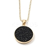 Alloy Rhinestone Pendant Necklaces NJEW-H306-A05-G-2