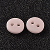 2-Hole Flat Round Resin Sewing Buttons for Costume Design BUTT-E119-34L-16-2