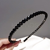 Glass Beaded Hair Bands PW-WG78237-06-1