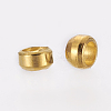 Brass Crimp Beads E002-G-NR-3