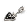 Brass Micro Pave Cubic Zirconia Pendants KK-U047-06P-2
