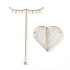 Detachable Iron Necklaces Display Rack ODIS-Q042-02G-3