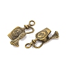 Tibetan Style Alloy Liquor Bottle Pendants X-TIBEP-A100796-AB-LF-3