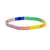 Rainbow Bohemian Style Glass Beads Stretch Bracelets RM1844-9-1