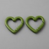 Zinc Alloy Spring Gate Rings AJEW-WH0471-106M-1