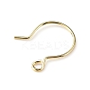 Brass Earring Hooks FIND-WH0042-11G-2