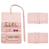 Rectangle PU Leather Envelope Travel Folding Rolls AJEW-WH048-966A-1