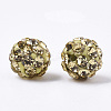 Pave Disco Ball Beads RB-T017-02-21-2