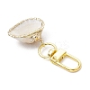 5Pcs Electroplate Shell Pendant Decorations HJEW-JM03084-5