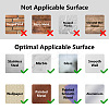 Mini PVC Coated Self Adhesive AUTOMATIC DOOR Warning Stickers STIC-WH0017-011-4