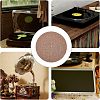 Flat Round Cork Record Mat DIY-WH0258-43-5