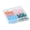 64Pcs 4 Colors Round Imitation Cat Eye Resin Beads RESI-FS0001-66C-6