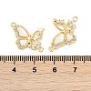 Brass Micro Pave Cubic Zirconia Pendants KK-U043-30G-01-3