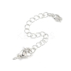 Brass Curb Chain Extender KK-G557-13S-1