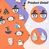 26Pcs 13 Styles Halloween Theme Alloy Enamel Pendants ENAM-FS0002-08-3